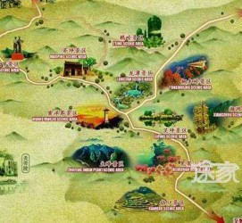 北流景点地图(长沙景点地图)